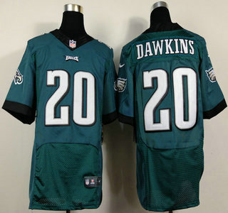 Nike Philadelphia Eagles #20 Brian Dawkins 2014 Dark Green Elite Jersey