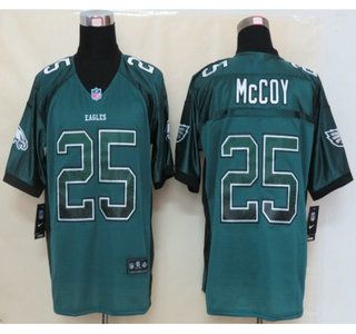 Nike Philadelphia Eagles #25 LeSean McCoy Drift Fashion Green Elite Jersey