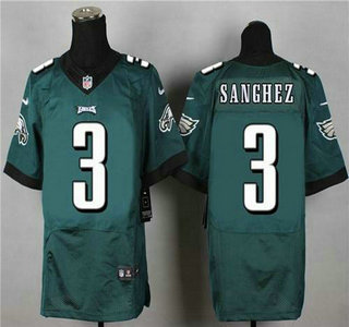 Nike Philadelphia Eagles #3 Mark Sanchez 2014 Dark Green Elite Jersey