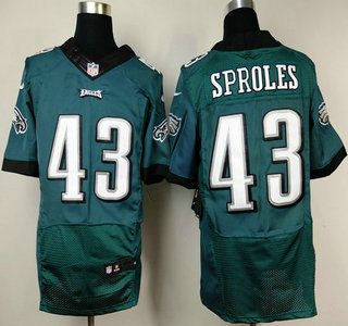 Nike Philadelphia Eagles #43 Darren Sproles 2014 Dark Green Elite Jersey