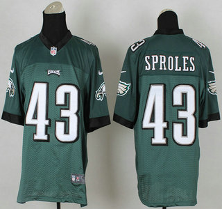 Nike Philadelphia Eagles #43 Darren Sproles Green Elite Jersey