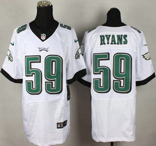 Nike Philadelphia Eagles #59 Ryans 2014 White Elite Jersey