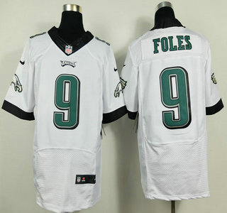 Nike Philadelphia Eagles #9 Nick Foles 2014 White Elite Jersey