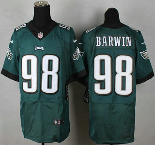 Nike Philadelphia Eagles #98 Connor Barwin 2014 Dark Green Elite Jersey