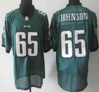 Nike Philadelphia Eagles 65 Lane Johnson Green Elite Jersey