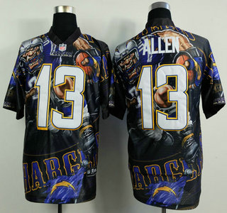 Nike San Diego Chargers #13 Keenan Allen 2014 Fanatic Fashion Elite Jersey