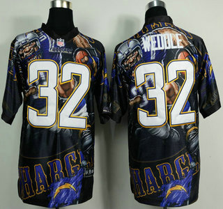 Nike San Diego Chargers #32 Eric Weddle 2014 Fanatic Fashion Elite Jersey