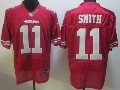 San Francisco 49ers 11 Alex Smith Red 2012 Nike NFL Elite Jerseys 