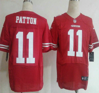 Nike San Francisco 49ers #11 Quinton Patton Red Elite Jersey