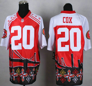 Nike San Francisco 49ers #20 Perrish Cox 2015 Noble Fashion Elite Jersey
