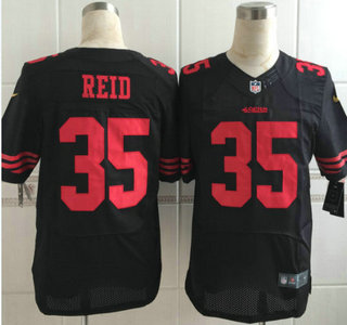 Nike San Francisco 49ers #35 Eric Reid 2015 Black Elite Jersey