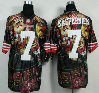 Nike San Francisco 49ers #7 Colin Kaepernick 2014 Fanatic Fashion Elite Jersey