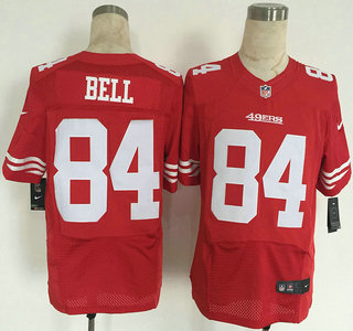 Nike San Francisco 49ers #84 Blake Bell Red Elite Jersey