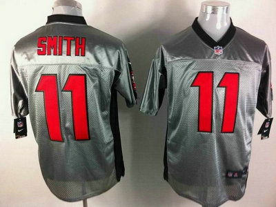 Nike San Francisco 49ers 11 Alex Smith Grey Shadow 2012 Nike NFL Elite Jersey