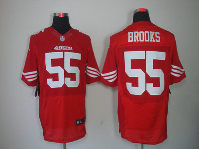 Nike San Francisco 49ers 55 Ahmad Brooks Red Elite Jersey