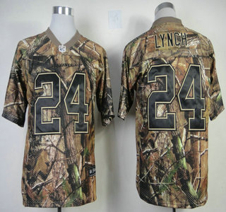 Nike Seattle Seahawks #24 Marshawn Lynch Camo Elite Jersey