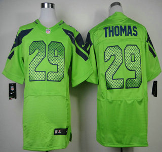 Nike Seattle Seahawks #29 Earl Thomas Green Elite Jersey