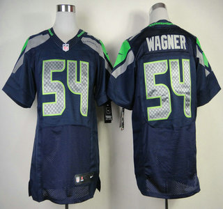 Nike Seattle Seahawks #54 Bobby Wagner Blue Elite Jersey