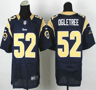 Nike St. Louis Rams #52 Alec Ogletree Navy Blue Elite Jersey