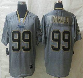 Nike St. Louis Rams #99 Aaron Donald Lights Out Gray Elite Jersey