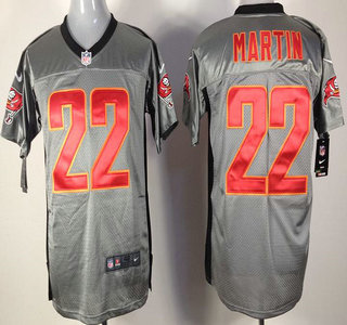 Nike Tampa Bay Buccaneers #22 Doug Martin Grey Shadow Jersey