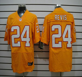 Nike Tampa Bay Buccaneers #24 Darrelle Revis Yellow Elite Jersey