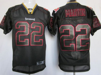 Nike Tampa Bay Buccaneers 22 Doug Martin Lights Out Black Elite Jersey
