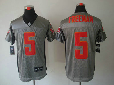 Nike Tampa Bay Buccaneers 5 Josh Freeman Gray Elite Jersey