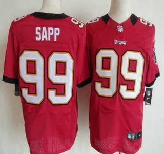 Nike Tampa Bay Buccaneers 99 Warren Sapp Red Elite Jersey