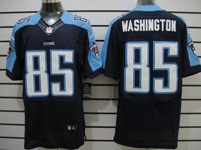 Nike Tennessee Titans 85 Nate Washington Navy Blue 2012 Nike NFL Elite Jersey
