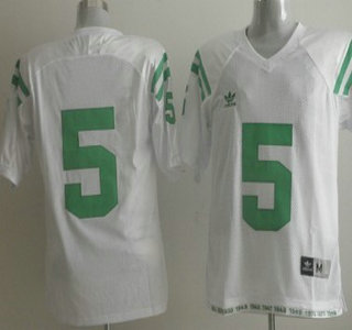 Norte Dame Fighting Irish #5 Manti Teo Under The Lights White Jersey