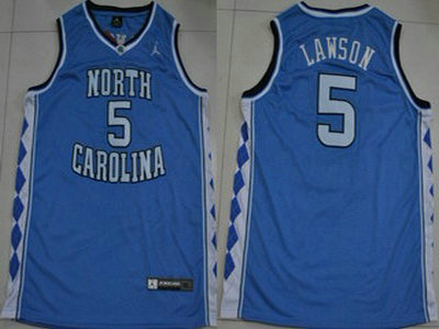 North Carolina Tar Heels #5 Ty Lawson Light Blue Swingman Jersey