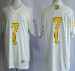 Notre Dame Fighting Irish #7 Stephon Tuitt 2013 Shamrock Series White Jersey