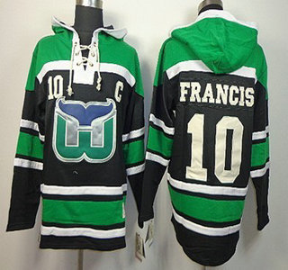 Old Time Hockey Hartford Whalers #10 Ron Francis Black Hoody