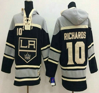 Old Time Hockey Los Angeles Kings #10 Mike Richards Black Hoody