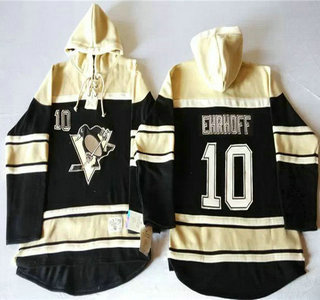Old Time Hockey Pittsburgh Penguins #10 Christian Ehrhoff Black Hoody