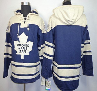 Old Time Hockey Toronto Maple Leafs Blank Navy Blue Hoody