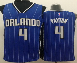Orlando Magic #4 Elfrid Payton Blue Swingman Jersey
