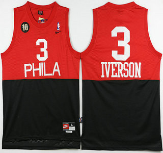 allen iverson black throwback jersey