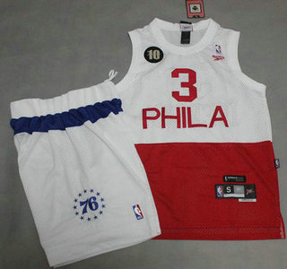 allen iverson jersey and shorts