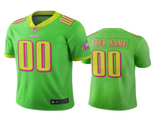 Philadelphia Eagles Custom Green Vapor Limited City Edition Jersey