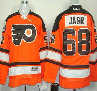 Philadelphia Flyers #68 Jaromir Jagr 2012 Winter Classic Orange Kids Jersey