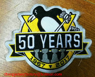Pittsburgh Penguins 50th Anniversary Patch