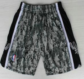 San Antonio Spurs Camo Revolution 30 Swingman NBA Shorts