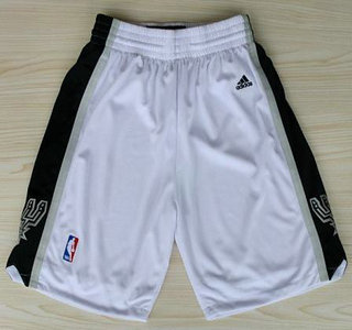 San Antonio Spurs White Revolution 30 Swingman NBA Shorts