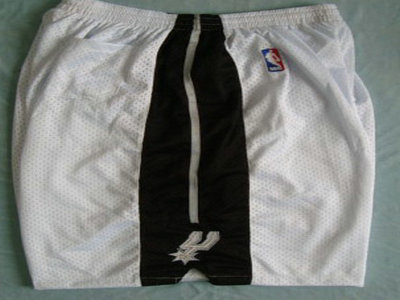 San Antonio Spurs White Shorts