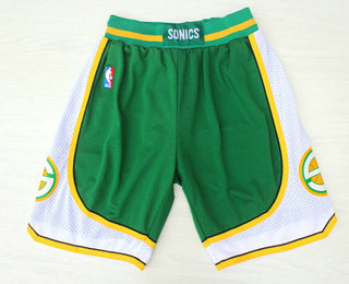 Seattle Supersonics Green Shorts