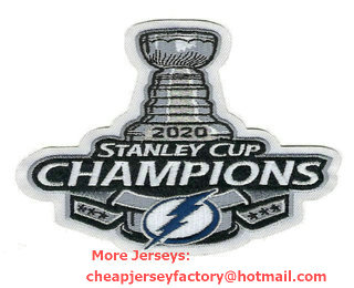 Tampa Bay Lightning 2020 Stanley Cup Champions Patch