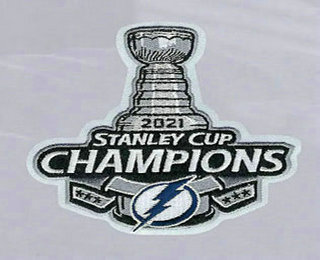 Tampa Bay Lightning 2021 Stanley Cup Champions Embroidered Patch
