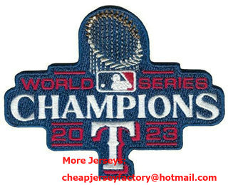 Texas Rangers 2023 World Series Champions Patch